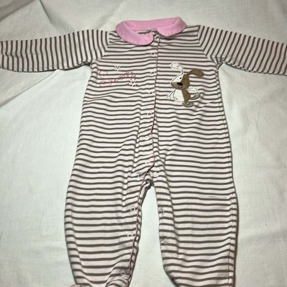 24M Dog  Pekkle sleeper with collar